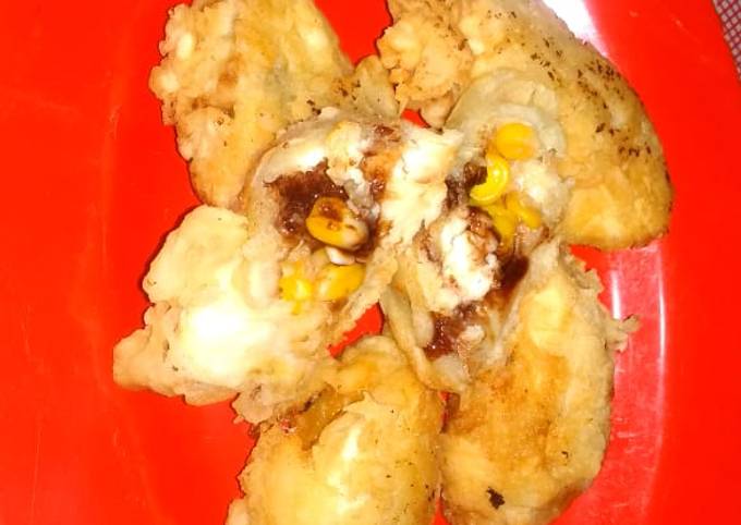 Langkah Mudah untuk Membuat Pisang goreng krispi isi jasuke, Lezat
