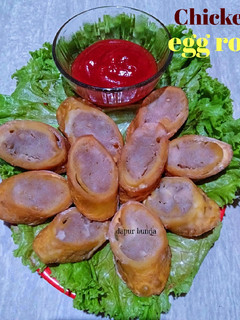 Foto resep Chicken egg roll