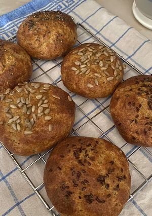 Keto zsemle recept fotója