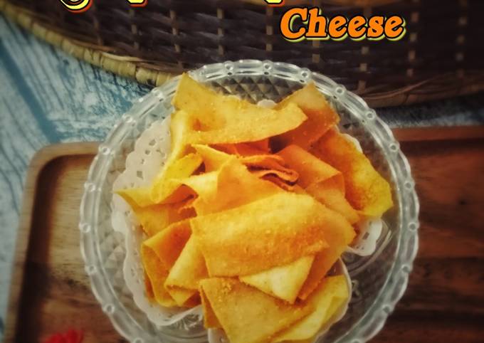 resepi kerepek popia cheese