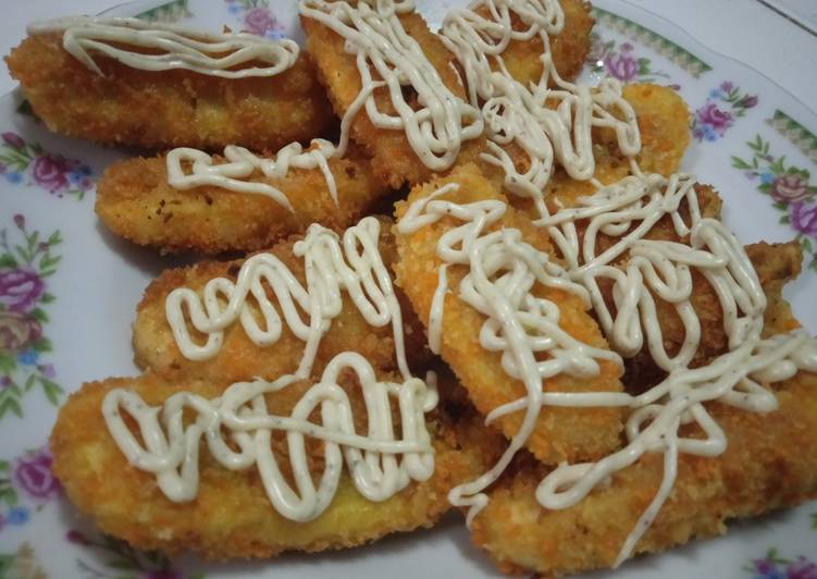 Pisang nugget crispy