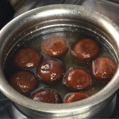 Coconut Biscuit Gulab Jamun A picture of Coconut Biscuit Gulab Jamun.