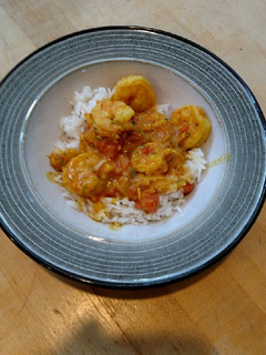 A picture of Krazy Kurland Coconut Shrimp Curry.