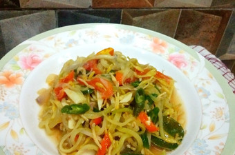 Resep Oseng bunga &amp; pepaya muda Anti Gagal