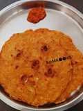 Healthy - Left over Rice and Lauki Flat bread (Thalipeeth)