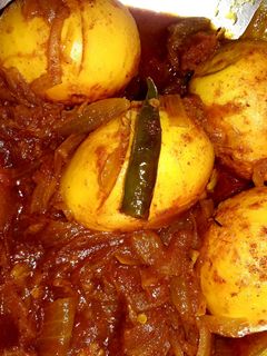 স্পাইসি এগ কারি(ডিম কষা) (spicy egg curry recipe in Bengali) রেসিপির প্রধান ছবি