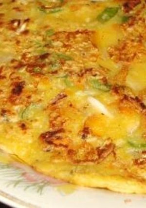 A picture of EggLess VeGeTabLe OmeLettE.