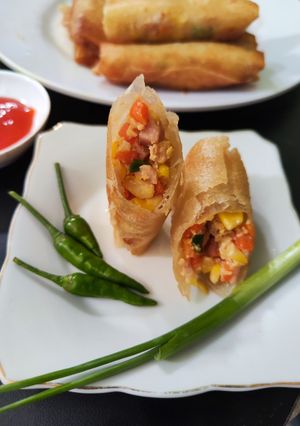 Foto resep Lumpia isi sostelgung (sosis telur wortel jagung)