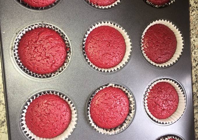 Recipe of Quick Red velvet cupcakes