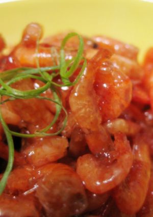 Hình của món Tôm rang.
