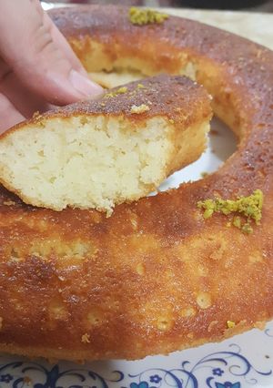 عکسی از دستور کیک وانیلی