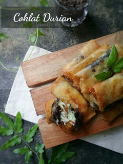 Foto resep Lumpia isi durian coklat