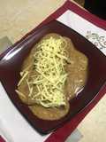 Enlentejadas con tortillas hechas a mano
