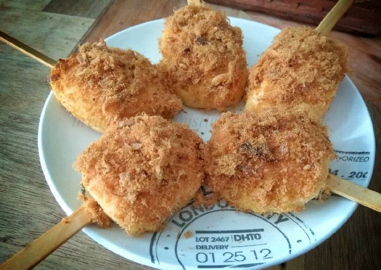 Langkah Mudah untuk Membuat Bread floss drumstick #22, Bikin Ngiler