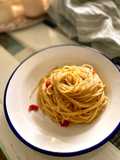 Espaguetis con ajo, aceite y guindilla