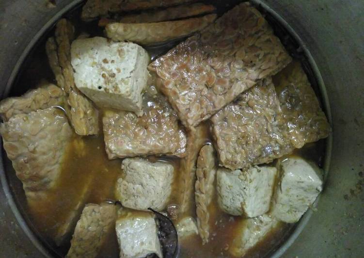 Resep Tempe tahu bacem Anti Gagal