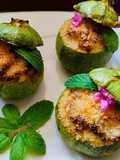 Zucchine tonde ripiene di tonno