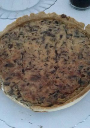 Una foto de Quiché de bacon y cebolla