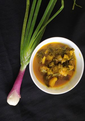 સ્પ્રિંગ ઓનીઓન ભાજી (Spring onion bhaji recipe in gujarati) રેસીપી મુખ્ય ફોટો