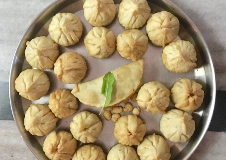 Recipe of Super Quick Homemade Fried modak(taliv)

