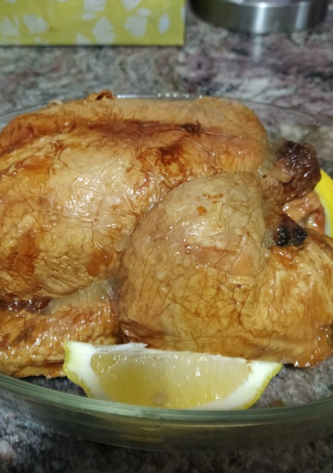 Una foto de Pollo asado al horno con patatas