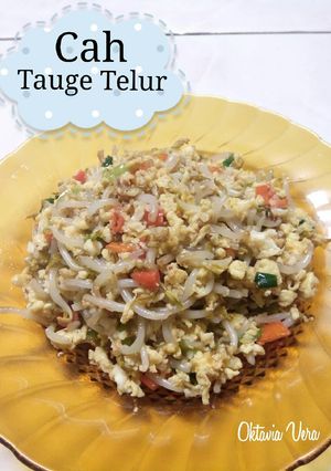 Foto resep Cah Tauge Telur