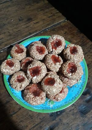 Una foto de Pepas de avena y mermelada 🙂