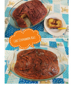 Foto resep Cinnamon Roll Cake