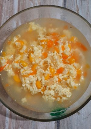 Foto resep Sup Jagung Telur
