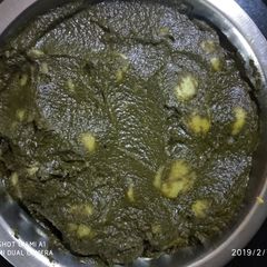 A picture of Spinach with Potato.