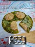 Basil Pesto Pepperoni Pizza