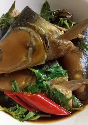 古早味滷虱目魚頭 的食譜成品照片