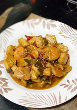 Foto resep Sambal Goreng Tahu Udang