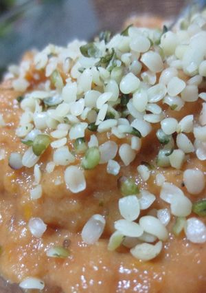 Foto principal de Paté de berenjenas con tomate seco y Agua de mar