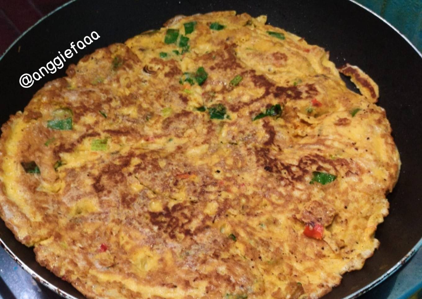 Telur Dadar Padang Simple