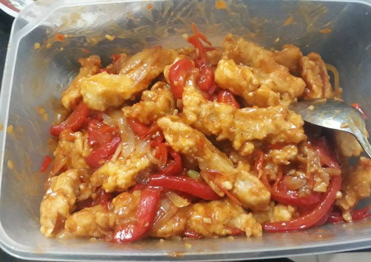 Resep Dori Asam Manis Pedas Paprika yang Lezat