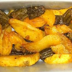A picture of Bhindi Alu ki sabzi.