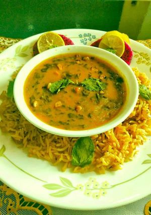 A picture of Spinach Fenugreek Dal.