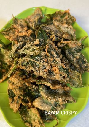 Foto resep Bayam Crispy Ala Yos*inoya