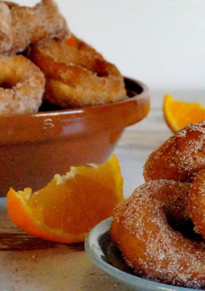 Una foto de Roscos fritos de naranja