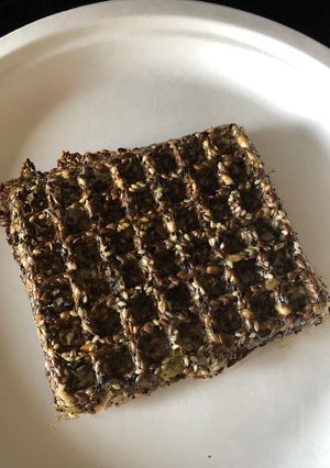 A picture of Flex seed waffle.