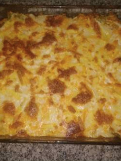 Una foto de Lacitos con carne picada, tomate, bechamel y queso gratinado
