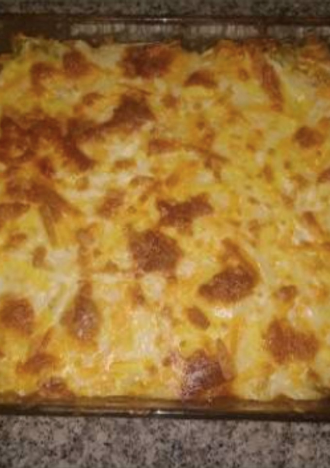 Una foto de Lacitos con carne picada, tomate, bechamel y queso gratinado