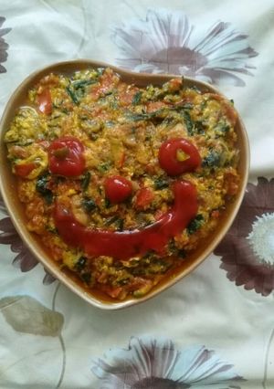 عکسی از دستور یه املت خوشمزه و دلچسب😋😋