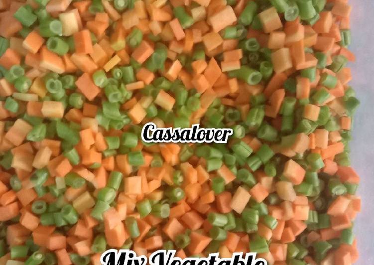 Resep Mix Vegetable (Wortel dan Buncis), Bisa Manjain Lidah