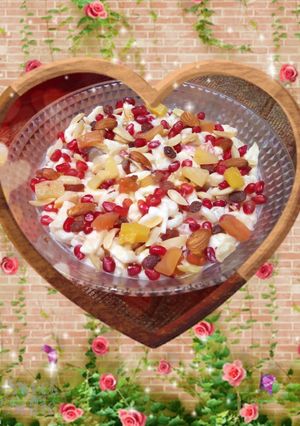 A picture of Apple Macroni salad...