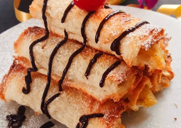 Recipe of Speedy French Apple Toast Roll Up