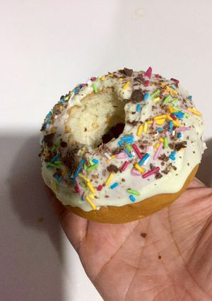 A picture of Instant bun chocolate donut.