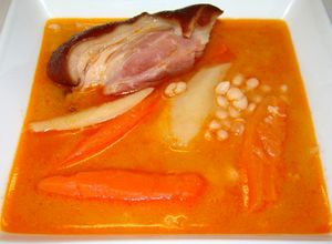 Csülkös bableves recept fotója