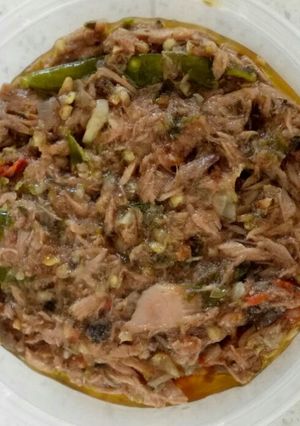 A picture of Spicy Canned Tuna (Sambal Tuna).